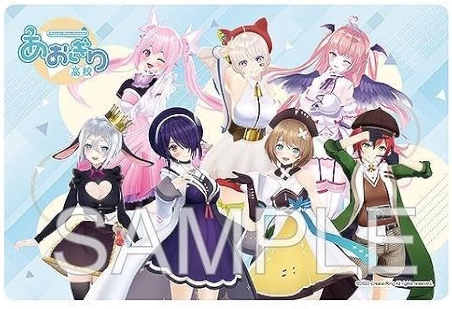 あおぎり高校 マルチプレイマット(ゲーミングver.) あおぎり高校マルチプレイマット（ゲーミングver.）